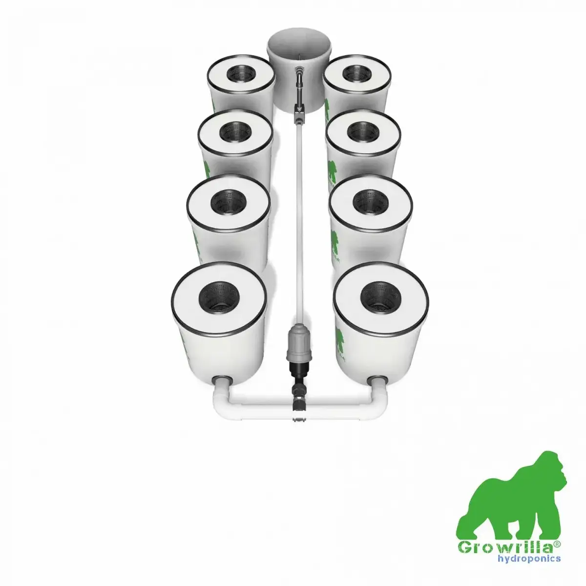 Le systĂšme de culture hydroponique Growrilla RDWC 8 Pro