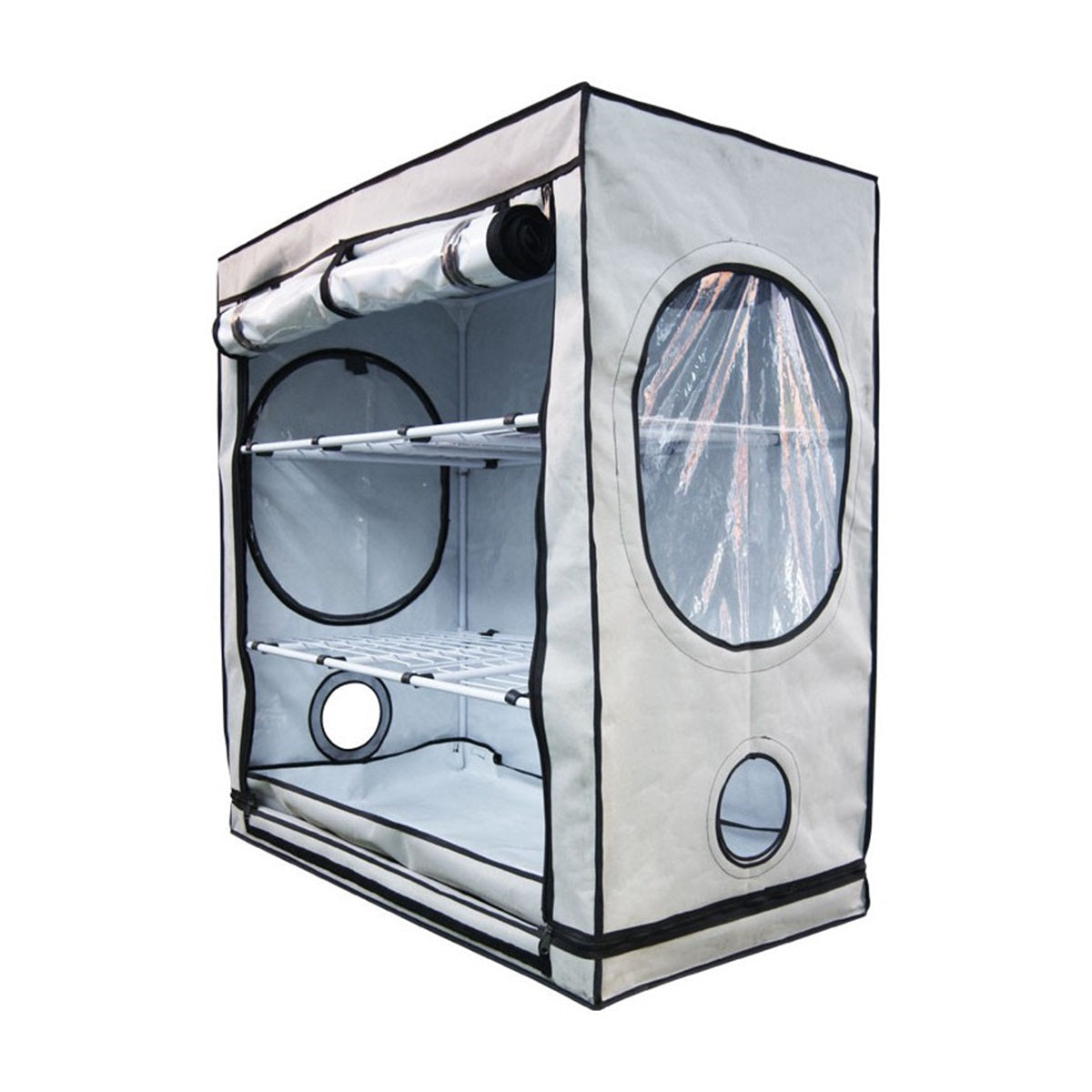 La tente de culture BlackBox Silver Premium White de 125x65x120cm