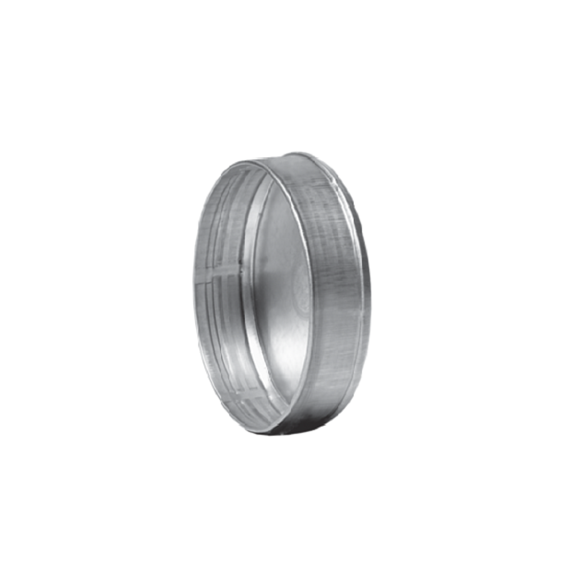 Bouchon VMC mâle en acier pour gaine 150mm