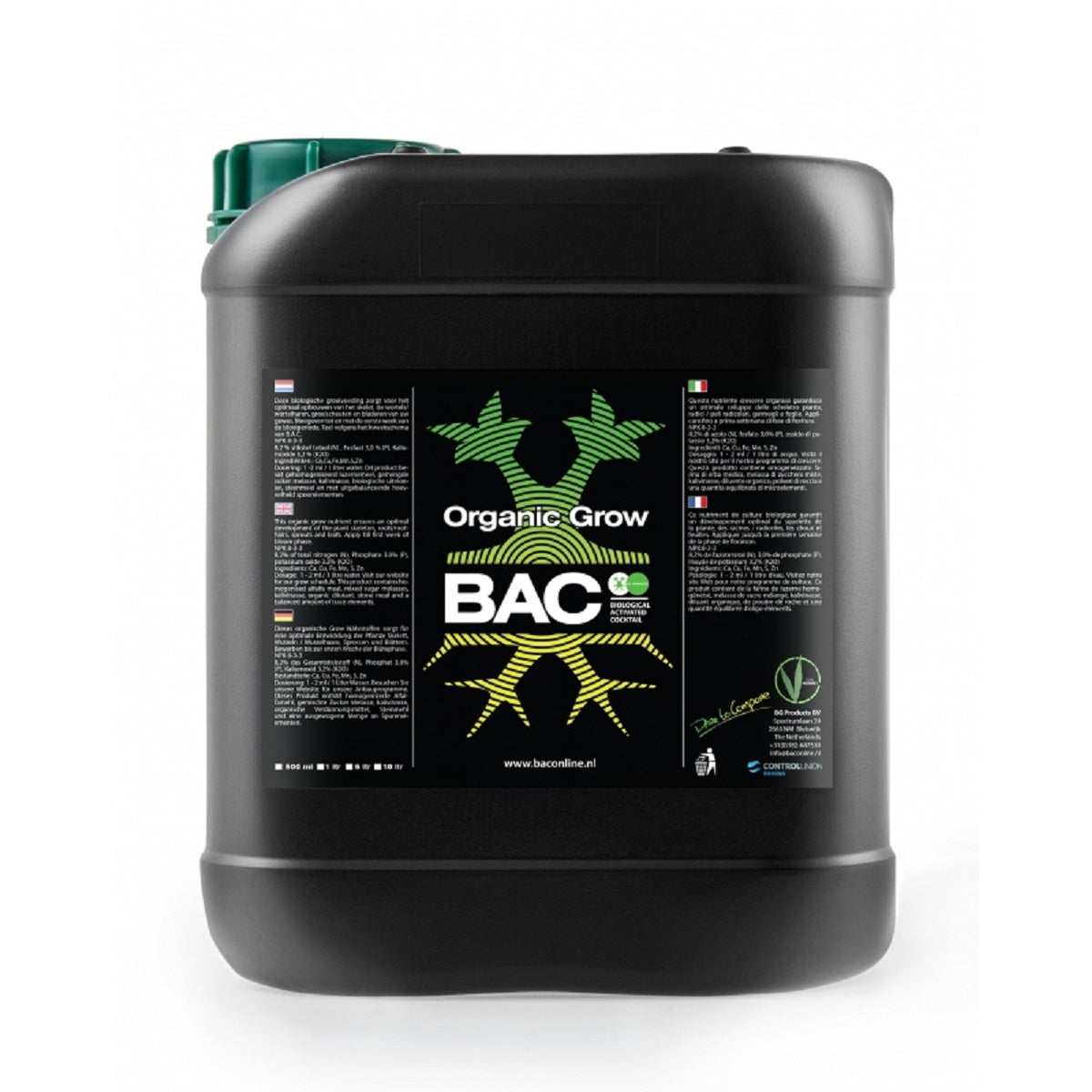 Engrais de croissance BAC Organic Grow