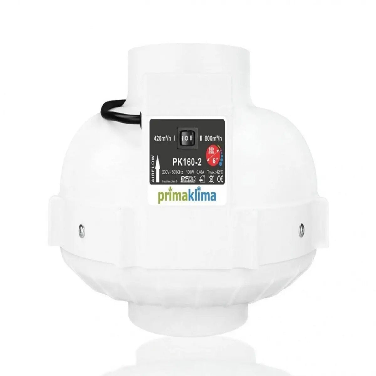 Extracteur d'air Prima Klima PK 160mm à deux vitesses