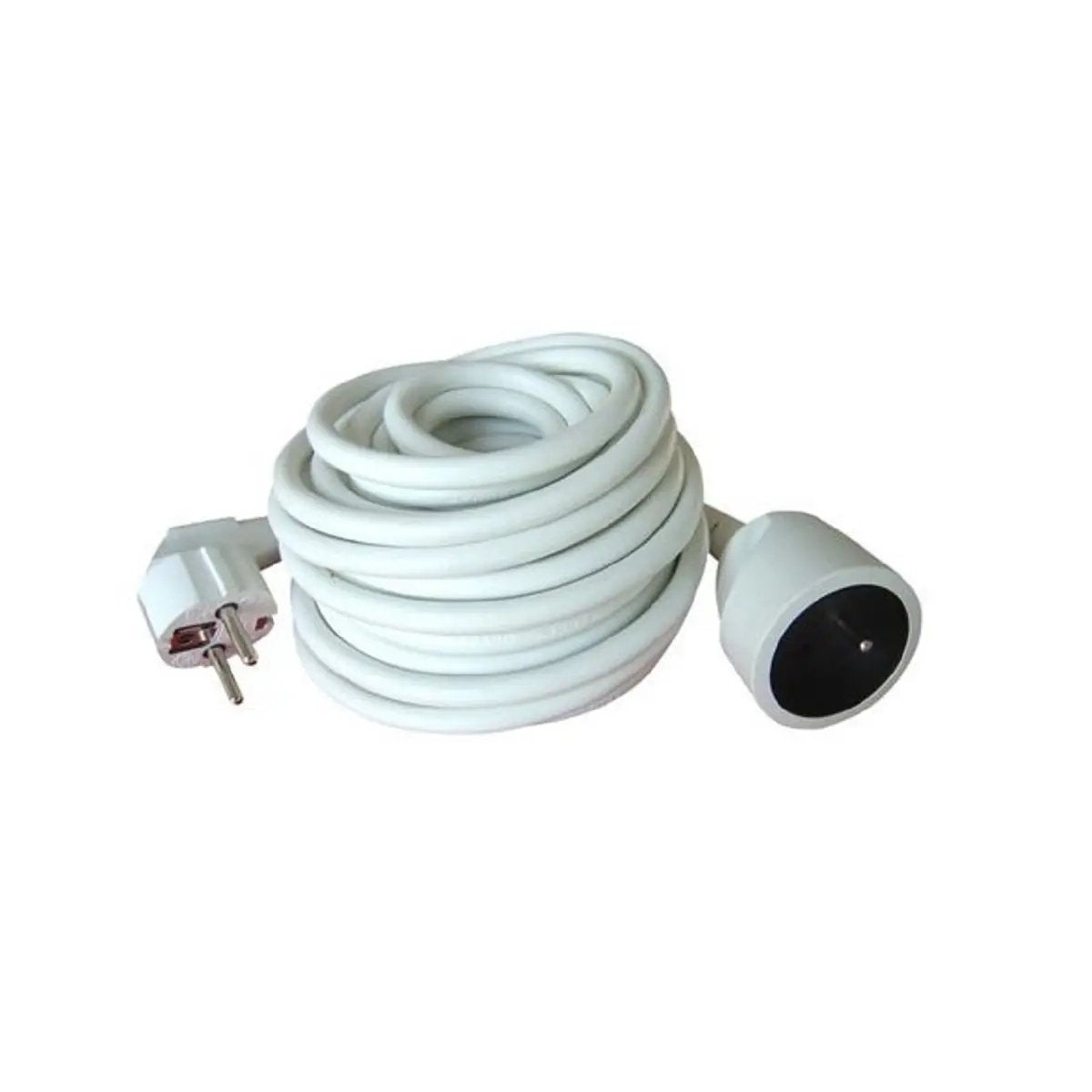 Rallonge électrique HO5VVF 3G 1.5mm blanc 10 mètres
