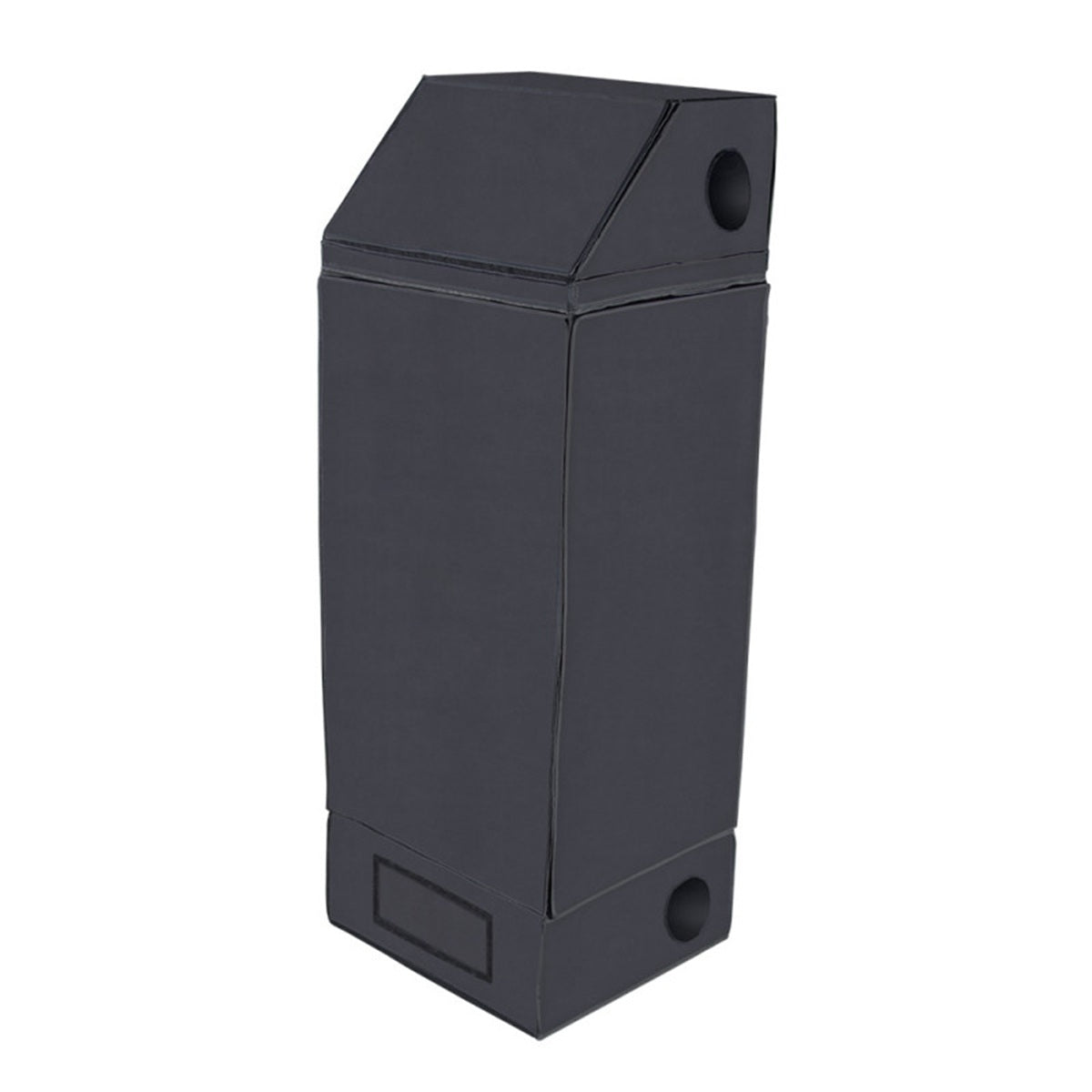 Gros plan sur les fermetures éclair robustes de la tente de culture PROBOX OUTDOORPRO 80